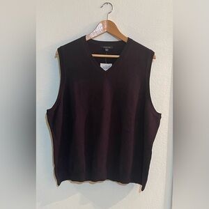 LANDS' END black Women's Sweater Vest, 2X